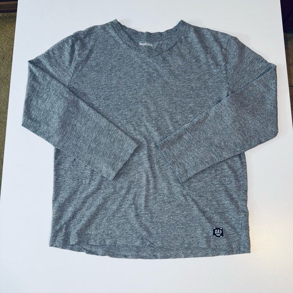 Gap Kids Other - Gap Kids Boys Long Sleeve Gray V Neck Shirt Size L / 10 Great Condition